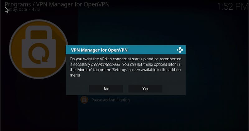 VPN Manager openvpn connect
